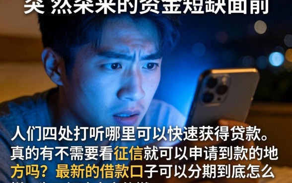 最新借款口子可分期，热忱推荐5个无视黑白户秒下款app