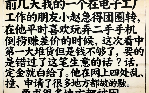做手机做借款口子，遴选5个极速审核的网贷平台