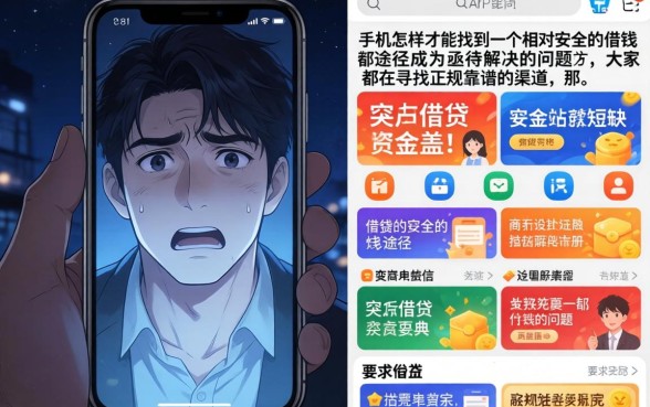 手机哪里借钱安全点，归集五个简单容易贷款软件