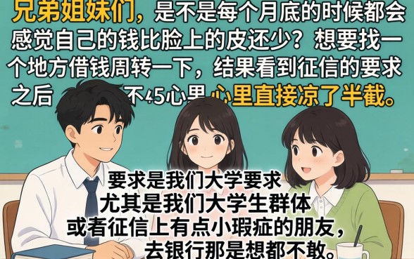 大学生容易下款的口子，细致阐述5个不看年龄征信负债的软件