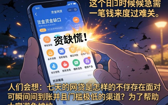 七天的网贷有什么，罗列五个可以借钱不用审核的软件