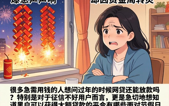 过年了网贷还能放款，归纳5个黑户成功获取大额贷款的平台