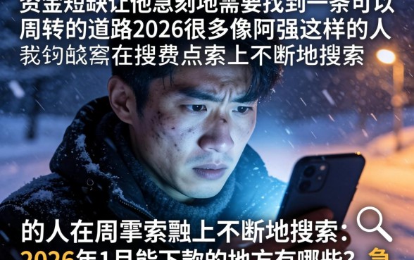 2026年1月可以下款的口子，胪列五个不上征信报告的贷款app