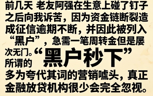 黑户还能秒下的口子，归集五个无视黑白必下款的网贷app
