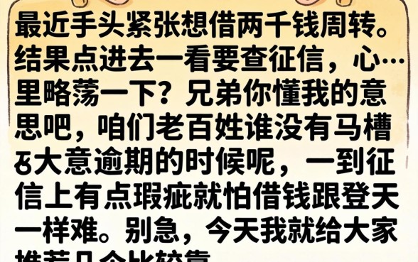 2000元分期24期，概览5个高炮无视逾期能下的口子