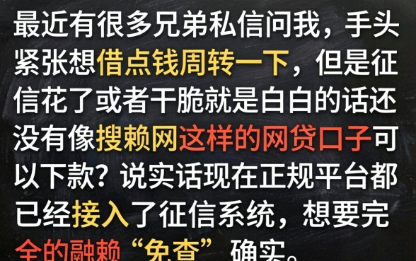像搜赖网的网贷口子，遴选五个无忧速借当天放款的平台