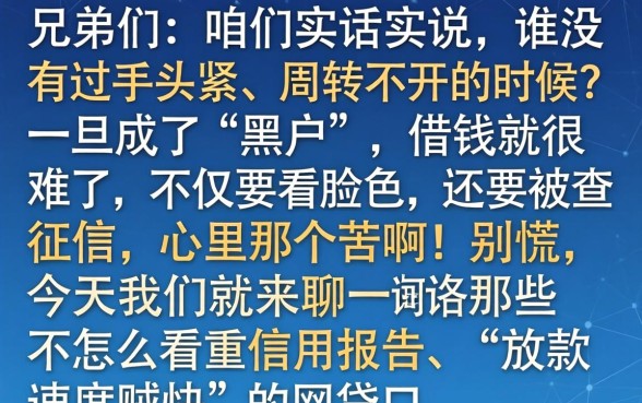 18岁黑户网贷能下款的口子，条列五个无视花黑烂户能下款的网贷