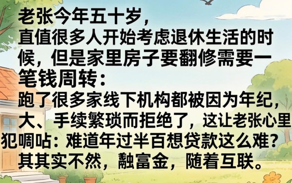 50岁可申请的网贷，鼎力推荐五个公积金快速贷款app