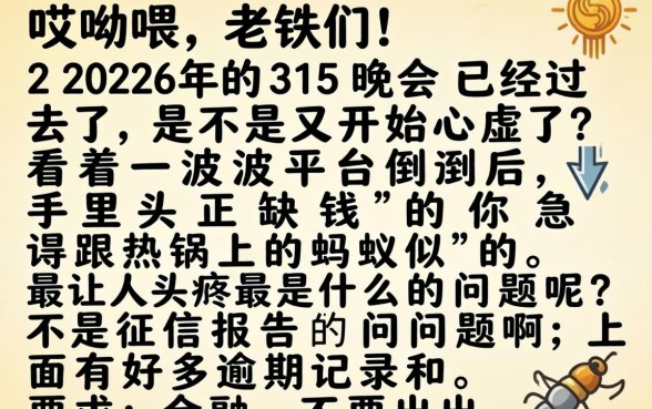 2026年315后还能下款的口子，条列五个无视黑白100%秒下网贷app