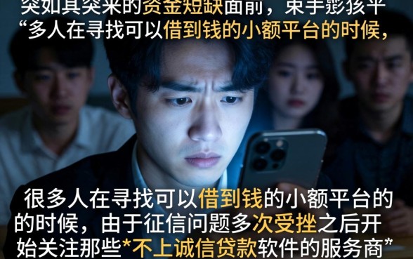 能借到钱的小额平台，倾情分享5个贷款不上诚信平台的软件