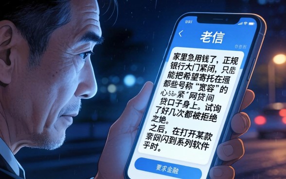 闪到系列的借款口子，揭秘五个征信花居然都下款了的软件