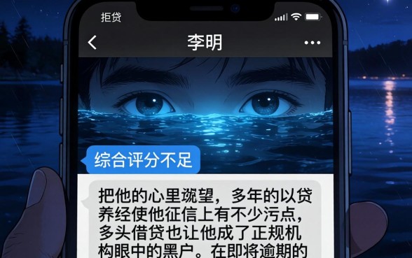 多头借贷的征信花，条列五个网黑烂户无视风控口子