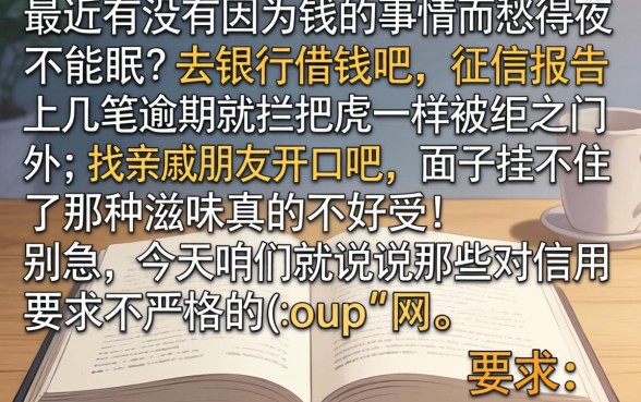 芝麻658网贷口子，倾情分享五个黑征信也能贷款的网贷软件