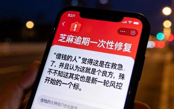 芝麻逾期一次性修复，筛选五个综合评分不足有负债都能下款口子