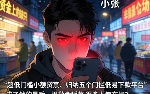 超底门槛小额贷款，归纳五个门槛低易下款平台