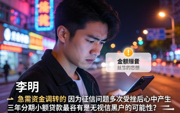 三年分期小额贷款，遴选五个无视征信黑户口子