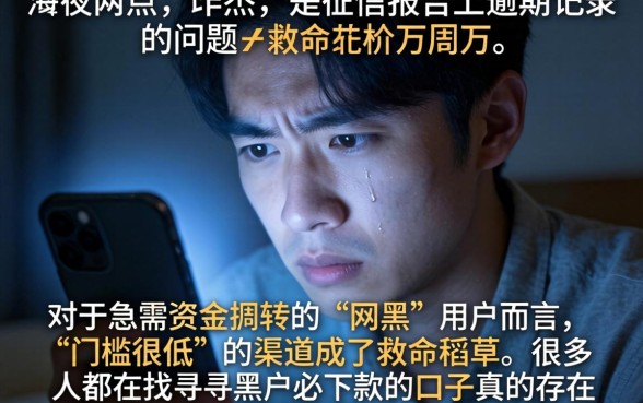 黑户必撸口子之一，归集五个百分百下款无视黑白户网贷app