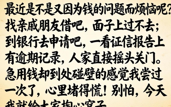 凭征信下款的口子，揭秘5个无视黑白无视征信申请就下款的软件