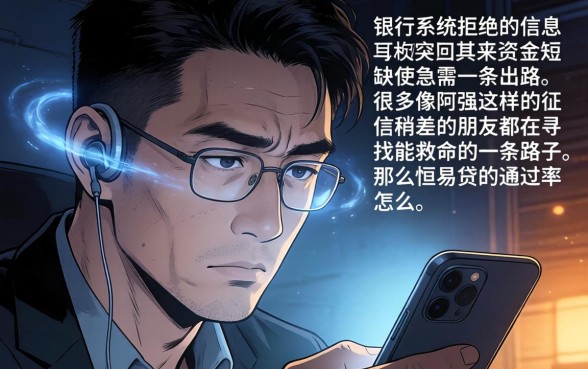 恒易贷通过率如何，整合5个芝麻信用439分下款的软件