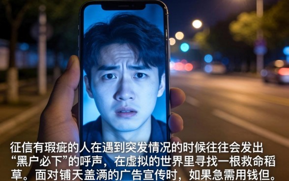 急需用钱但征信不佳，条列五个黑白贷款必过的软件