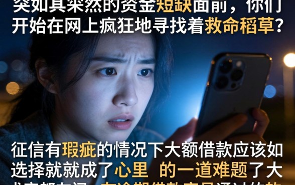 大额如何借款最合适，概括5个有逾期借款容易通过的软件