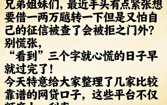 小额贷款推荐一两万，深入剖析5个无视黑户秒下款的口子