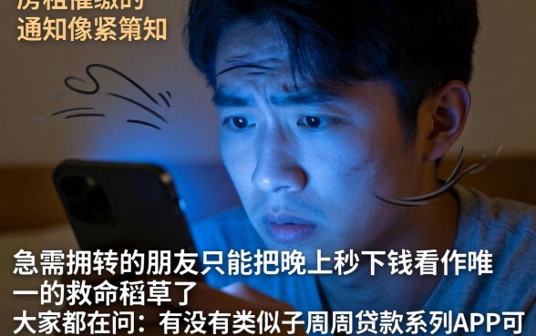 晚上秒下钱的口子，筛选五个周周到贷款相同系列的app