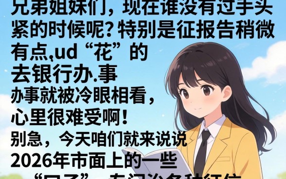 2026年小额贷款必下口子，详细阐述5个低门槛不查征信的软件