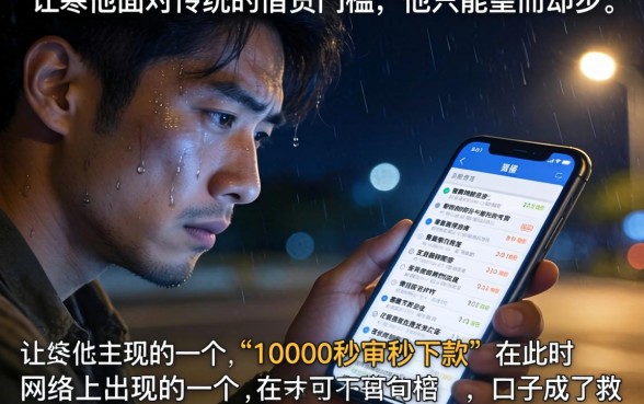 10000秒审秒下款的口子，胪列5个征信花了可以借钱的网贷软件