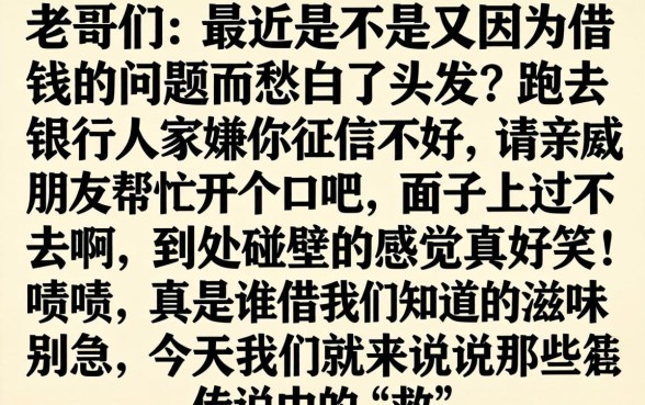 秒下款免审核的口子，筛选5个征信花了能网贷的app