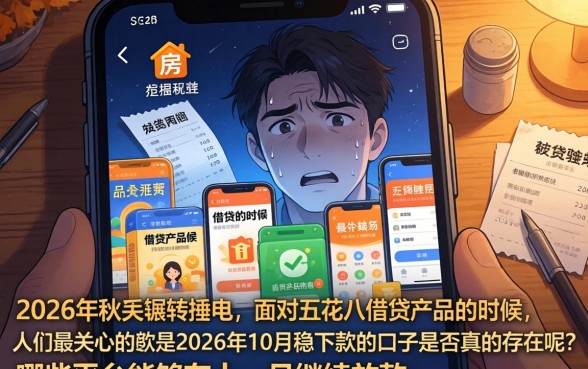 2026年10月稳下款的口子，梳理五个11月能贷款的平台