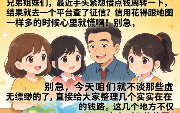 手机容易下款的口子，遴选5个20岁可以借钱平台不查征信的平台