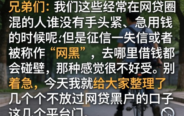 无视网贷黑户的口子，遴选5个公积金快速贷款平台