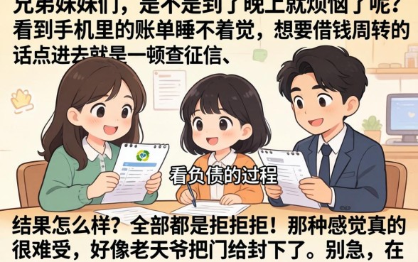 每晚下款的黑户口子，理出5个不看负债的网贷软件