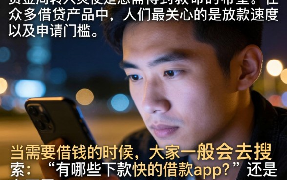 下款快的借款app，枚举5个不看征信的借钱软件