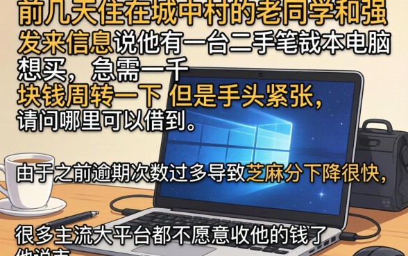 哪里可以借一千块，鼎力推荐5个不用芝麻分能借的口子