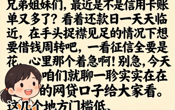 还信用卡的贷款口子，深入剖析五个网贷无视不查征信口子