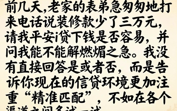 平安i贷下款容易吗，陈列5个比较好的小额贷款app