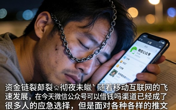 微信公众号能借钱的，倾情分享五个芝麻信用600贷款口子