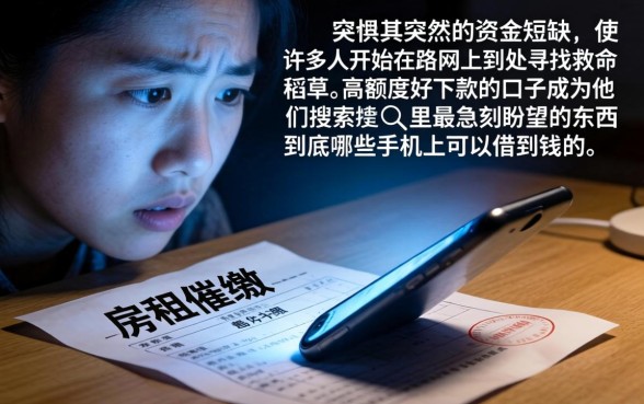 高额好下款的口子，条列五个手机上可以借钱的平台