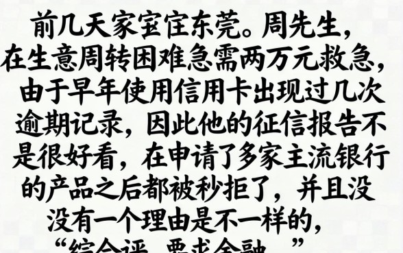征信很差如何贷款，筛选五个不看综合评分的网贷百分百下款口子
