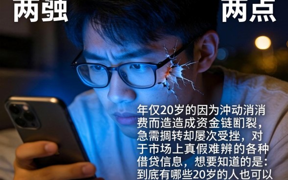 20岁的贷款口子，遴选5个摆脱欠款束缚贷款新平台
