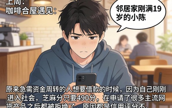 19岁芝麻490的网贷，筛选5个满19岁可以借款的平台