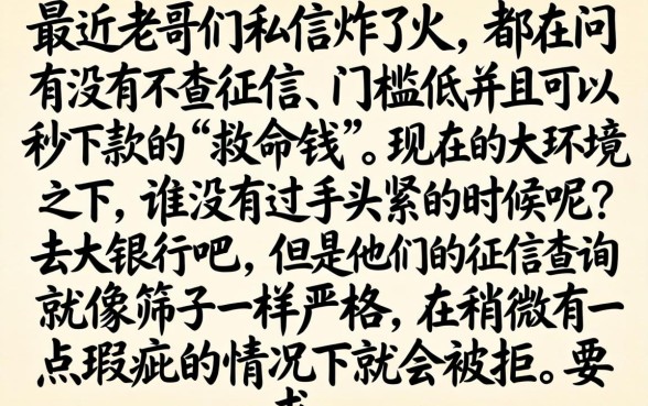 招联金融新口子借款，规整五个不看年龄征信负债的app