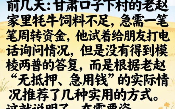 甘南口子下村的电联，遴选五个靠谱借钱的网贷口子
