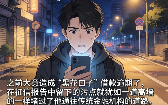 黑花口子借款逾期了，理出5个能百分百通过的网贷口子