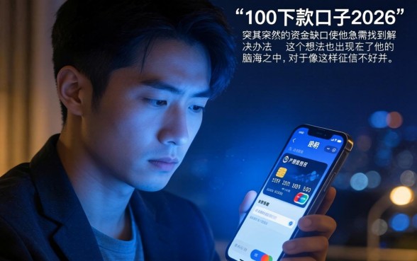 100下款的口子2026，整合5个小额贷款不查征信的软件