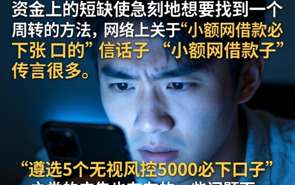 小额网借款必下口子,遴选5个无视风控5000必下口子