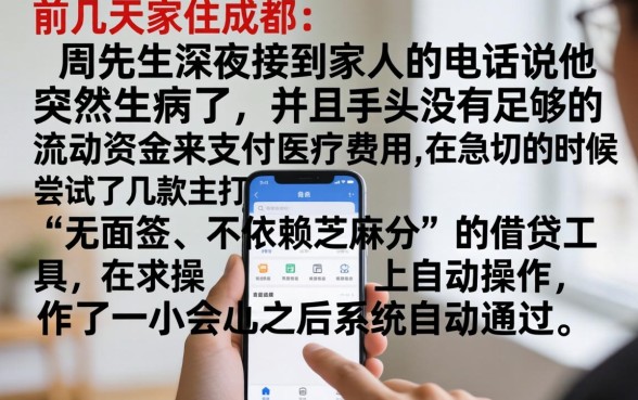 2026能借钱的，概括5个不用面签和芝麻分的贷款软件