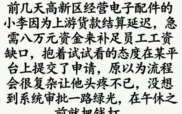 企业有哪些借款口子，整理5个无忧速借当天放款的口子